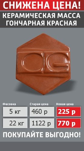 Красная гончарная март 2026